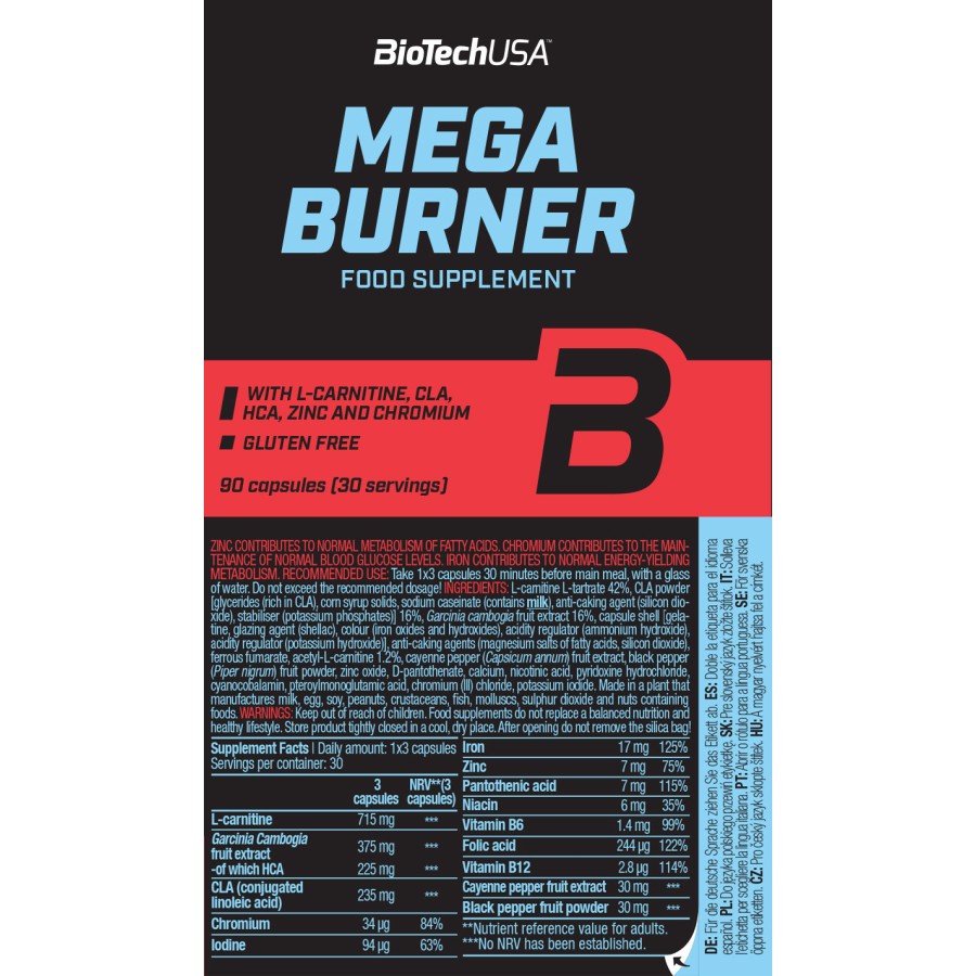 Mega Burner 90caps (BIOTECH USA)
