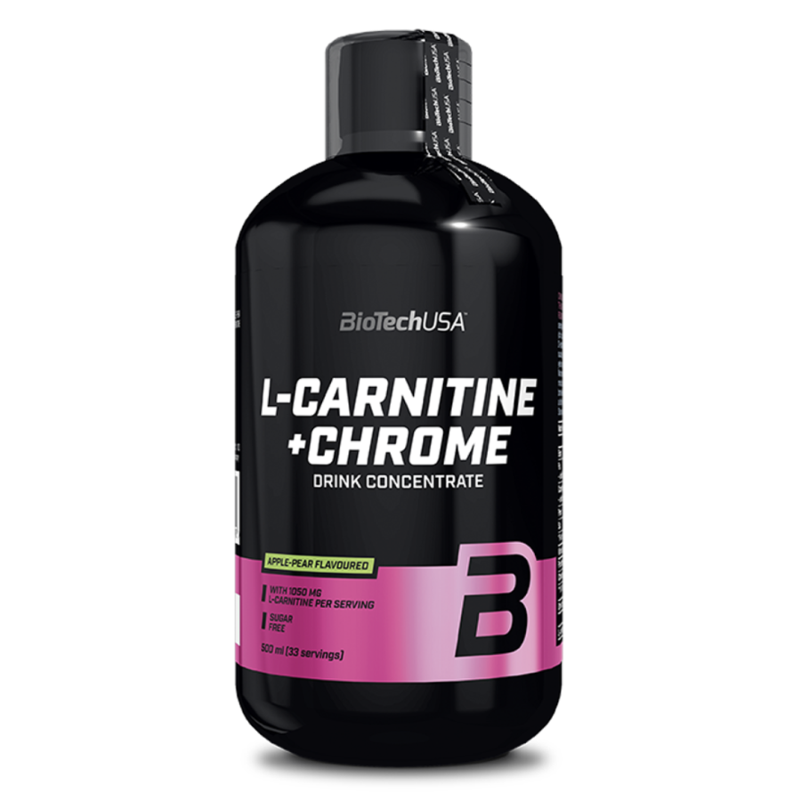 L-Carnitine + Chrome 35000mg 500ml (BIOTECH USA) - Orange