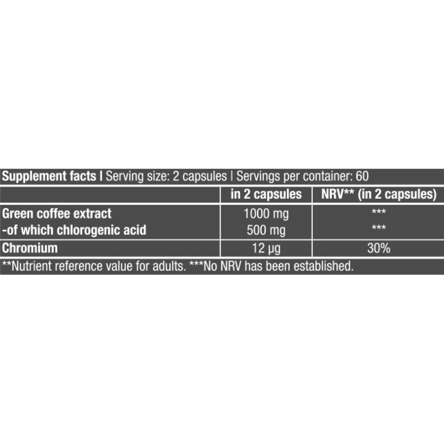 Green Coffee 120 caps (BIOTECH USA)