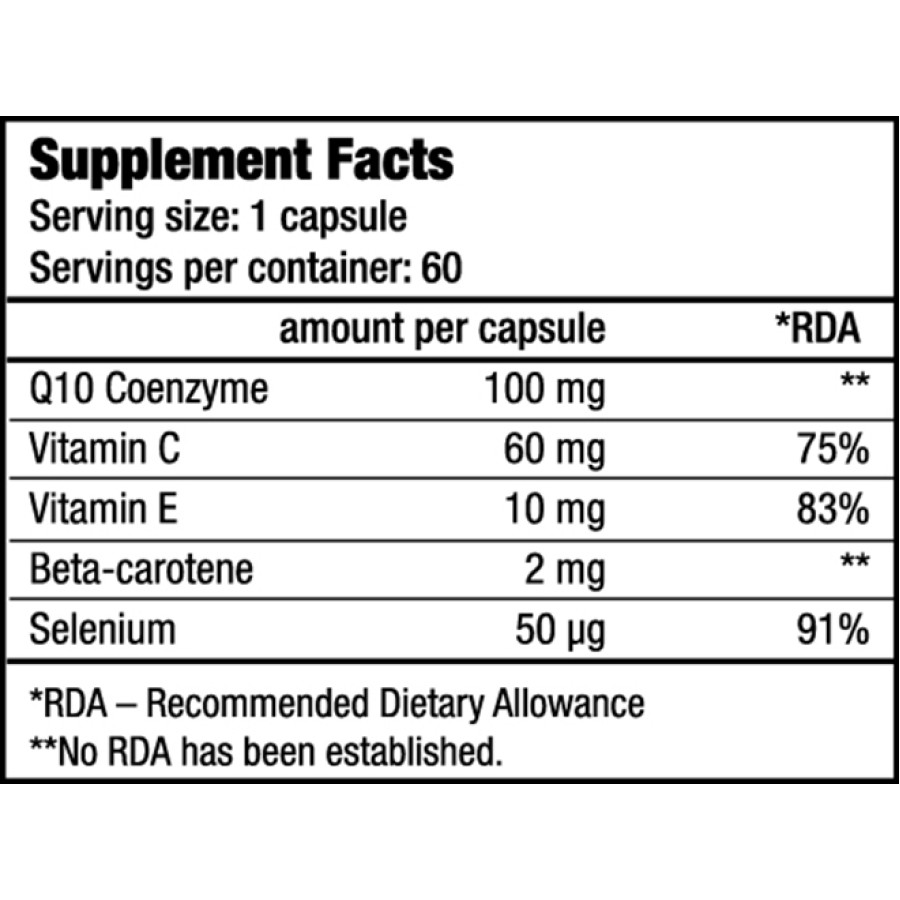 H2O Q10 60 caps (BIOTECH USA)