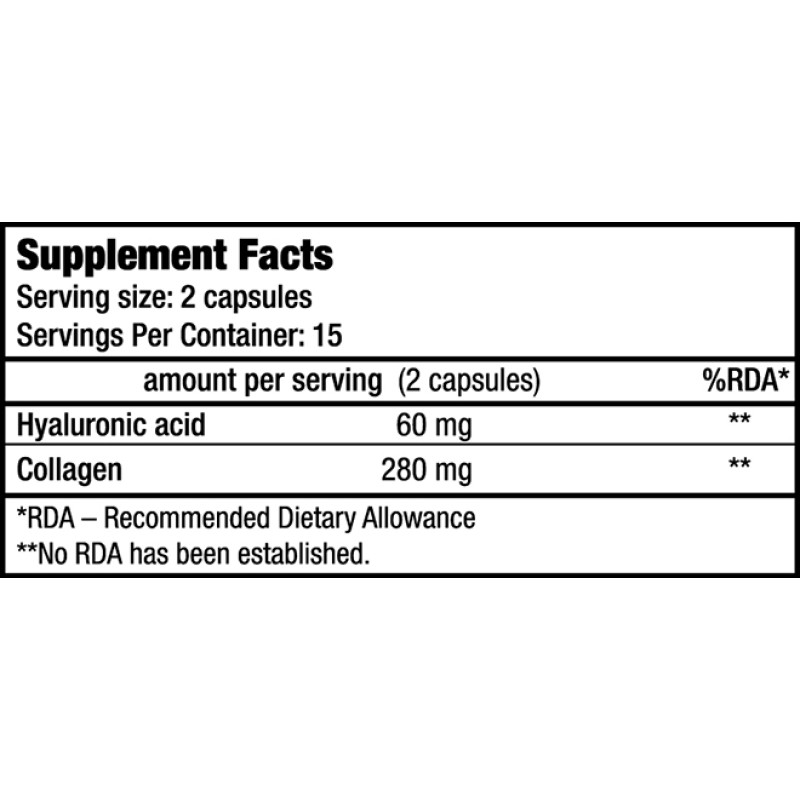 Hyaluronic & Collagen 30caps (BIOTECH USA)