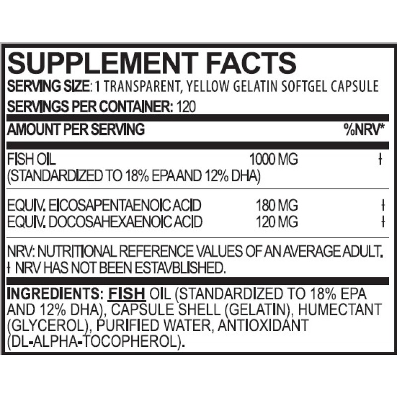 Omega 3 120caps (TRUE NUTRITION)