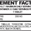 Tribulus 2000mg 60tabs (TRUE NUTRITION)