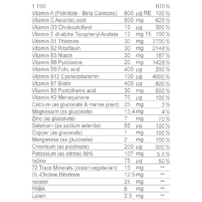 Man Multivitamin 500ml (SWEDISH NUTRA)