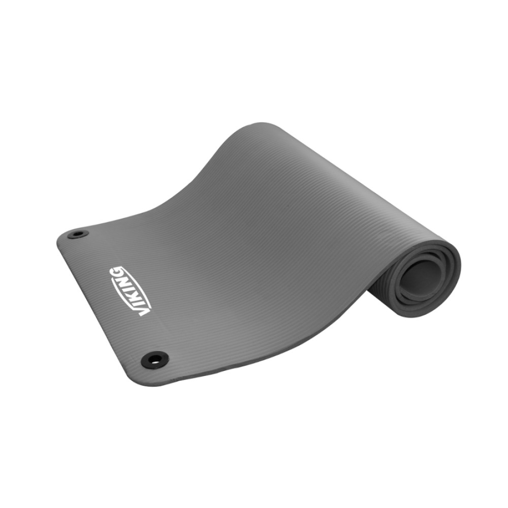 Viking NBR Mat with Hangers-Στρώμα Γυμναστικής με κρίκους 1.5cm Γκρι C-3016