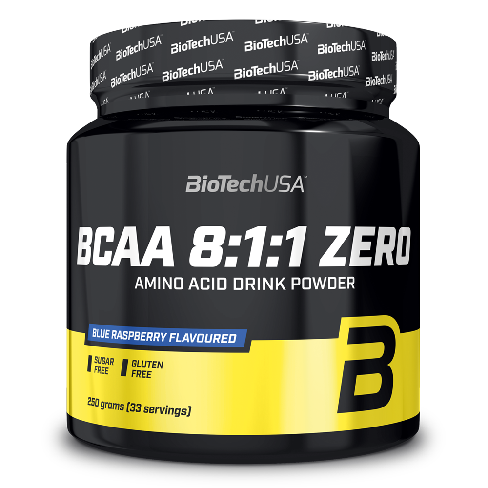 BCAA 8:1:1 Zero 250gr (BIOTECH USA) - Blue Rasberry