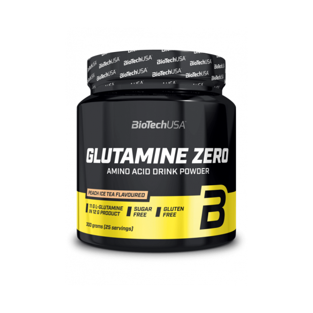 Glutamine Zero 300gr Peach Ice Tea (BIOTECH USA)