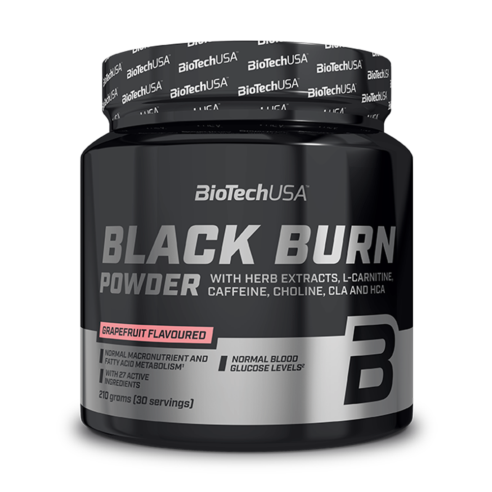 Black Burn Powder 210gr (BIOTECH USA) - Grapefruit
