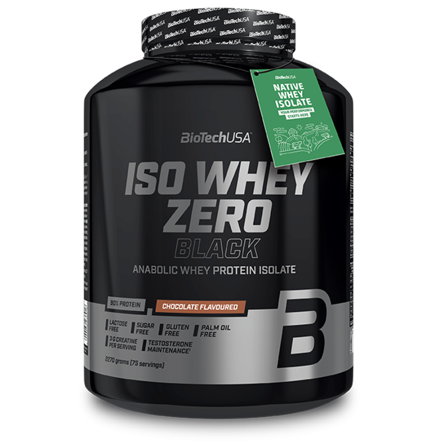 Iso Whey Zero Black 1816g (BIOTECH USA) - Gourmet Chocolate