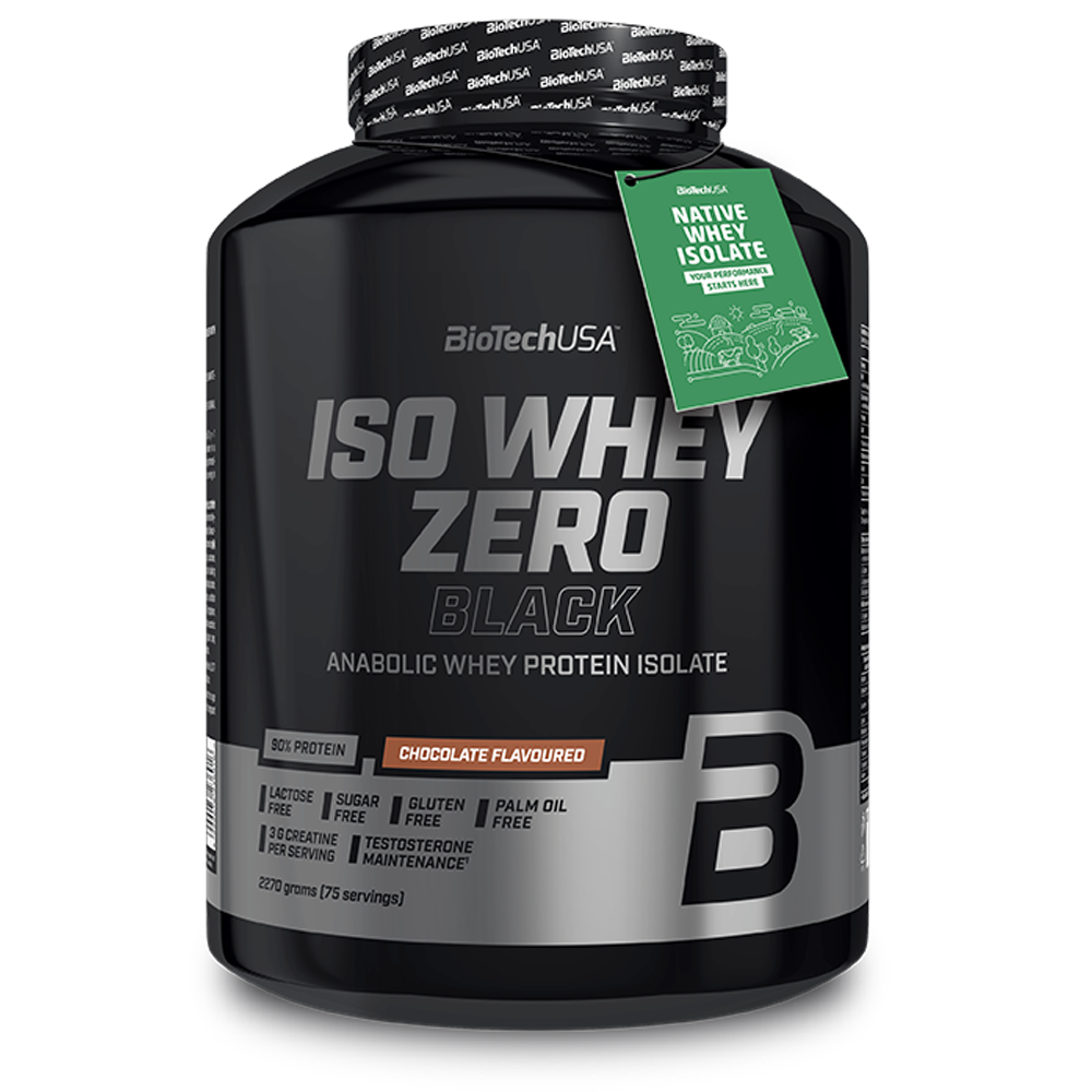 Iso Whey Zero Black 1816g (BIOTECH USA) - Vanilla
