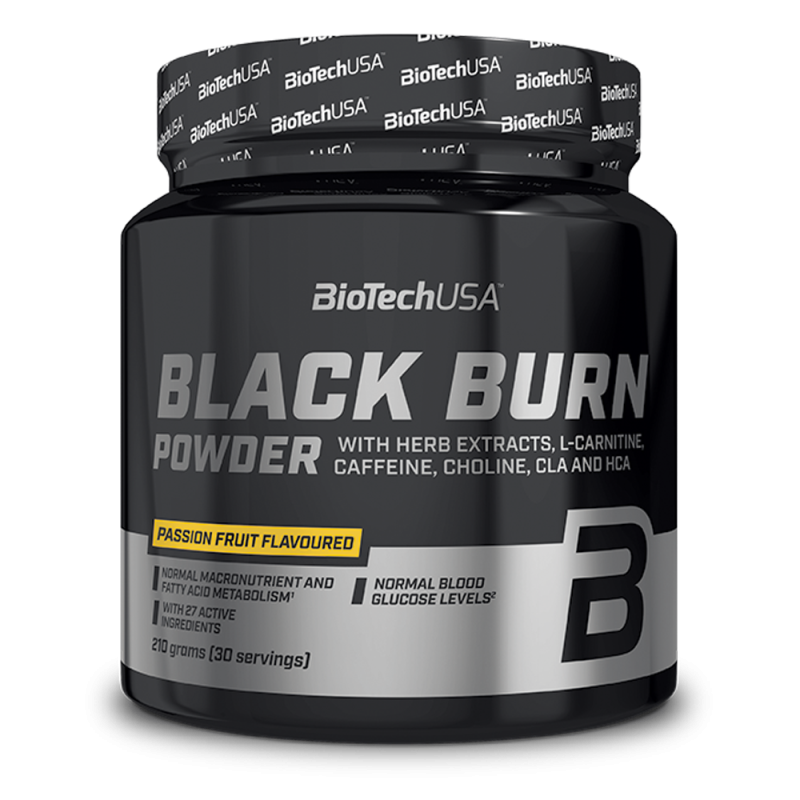 Black Burn Powder 210gr (BIOTECH USA) - Passion Fruit