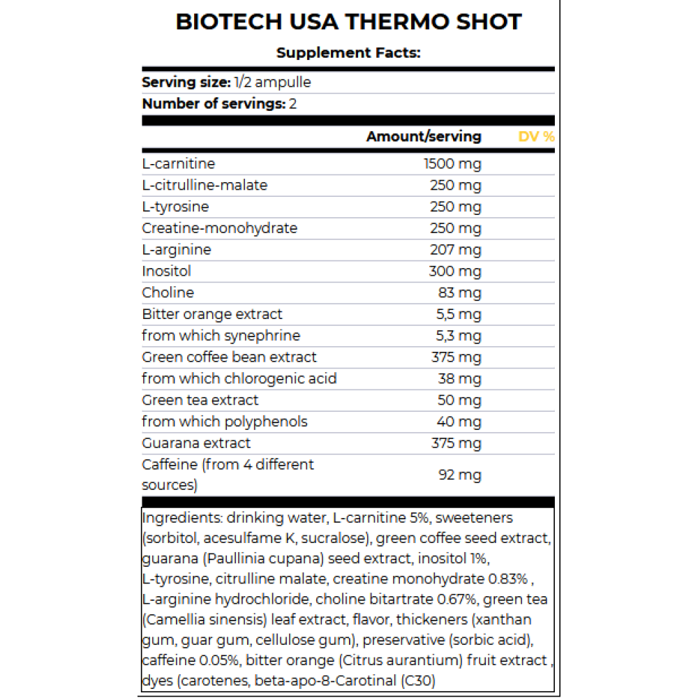 Thermo Shot 60ml (BIOTECH USA)