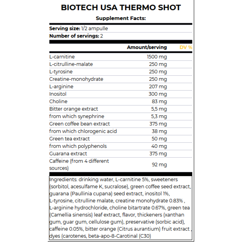 Thermo Shot 60ml (BIOTECH USA)