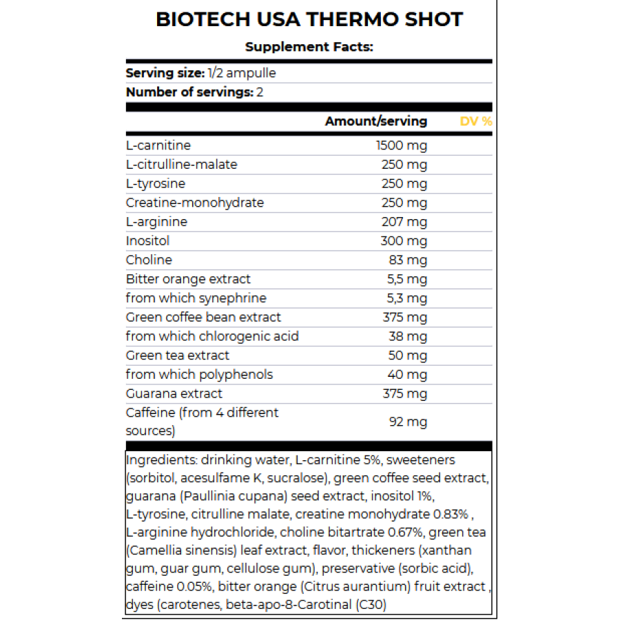 Thermo Shot 60ml (BIOTECH USA)