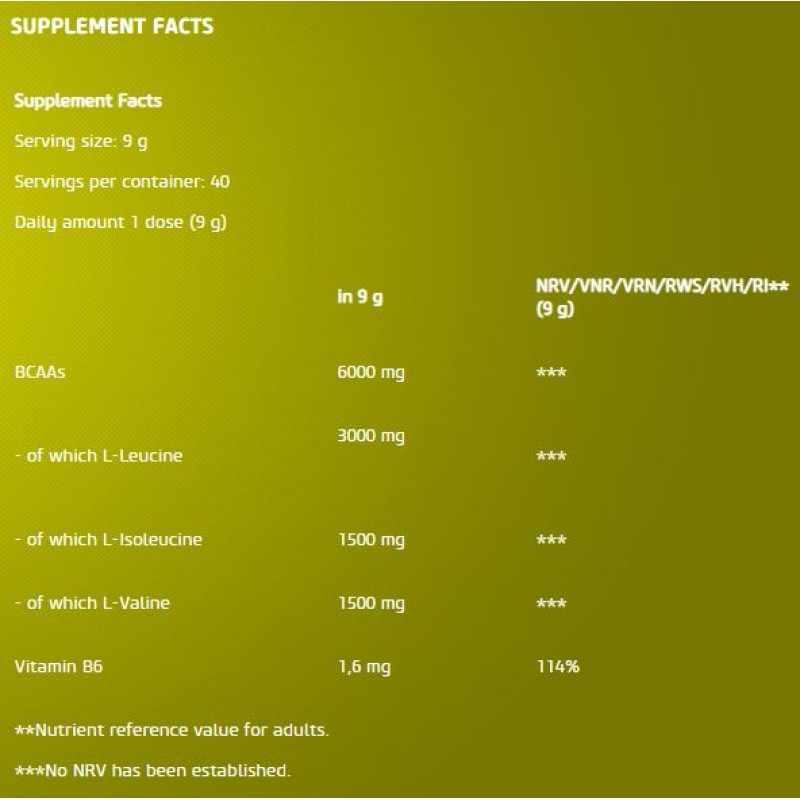 VEGAN BCAA 360gr (BIOTECH USA)