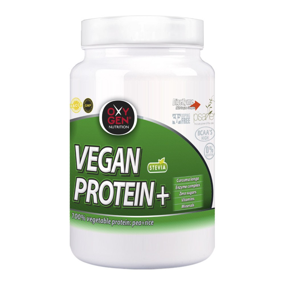 Vegan Protein+ 1000gr (OXYGEN NUTRITION) - Natillas (Ρυζόγαλο)