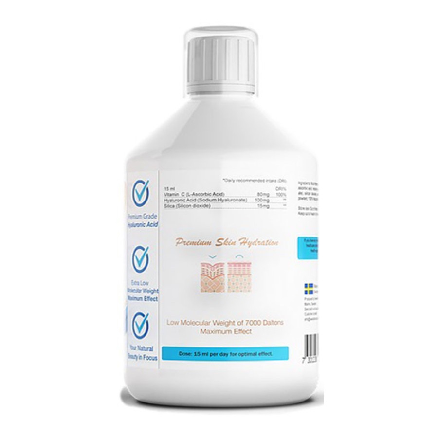 Vegan Hyaluronic Acid Γεύση Λεμόνι Swedish Nutra 500ml
