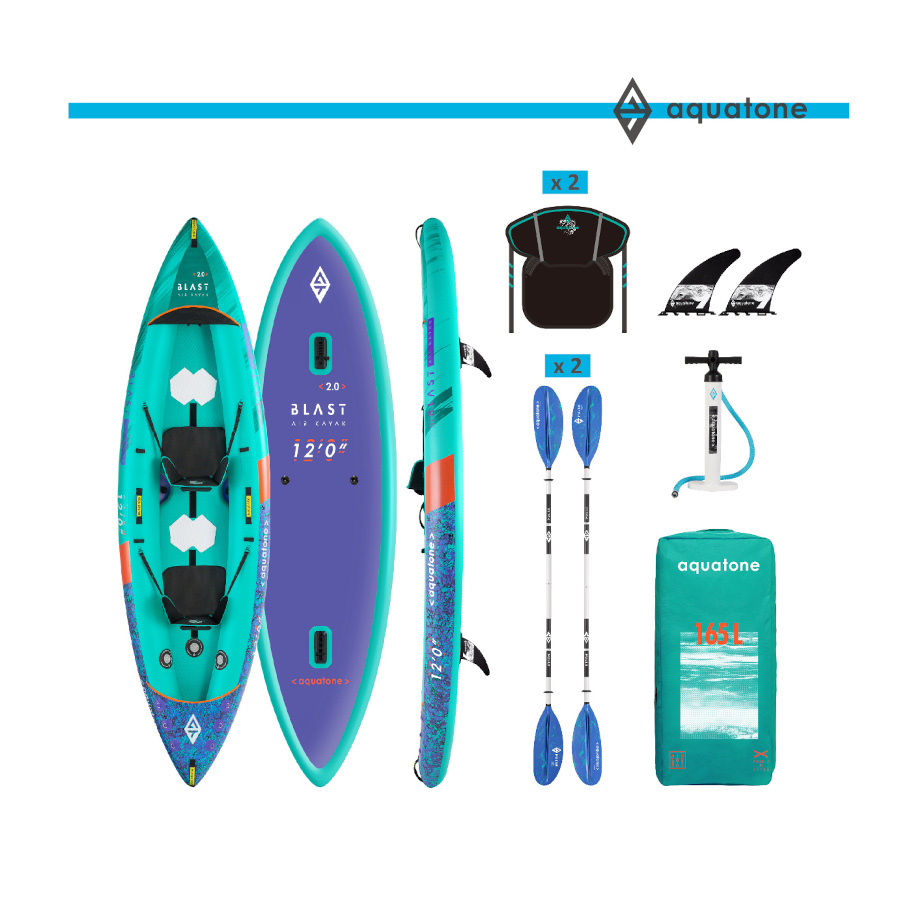 BLAST RECREATIONAL KAYAK / 2-PERSON (AQUATONE)