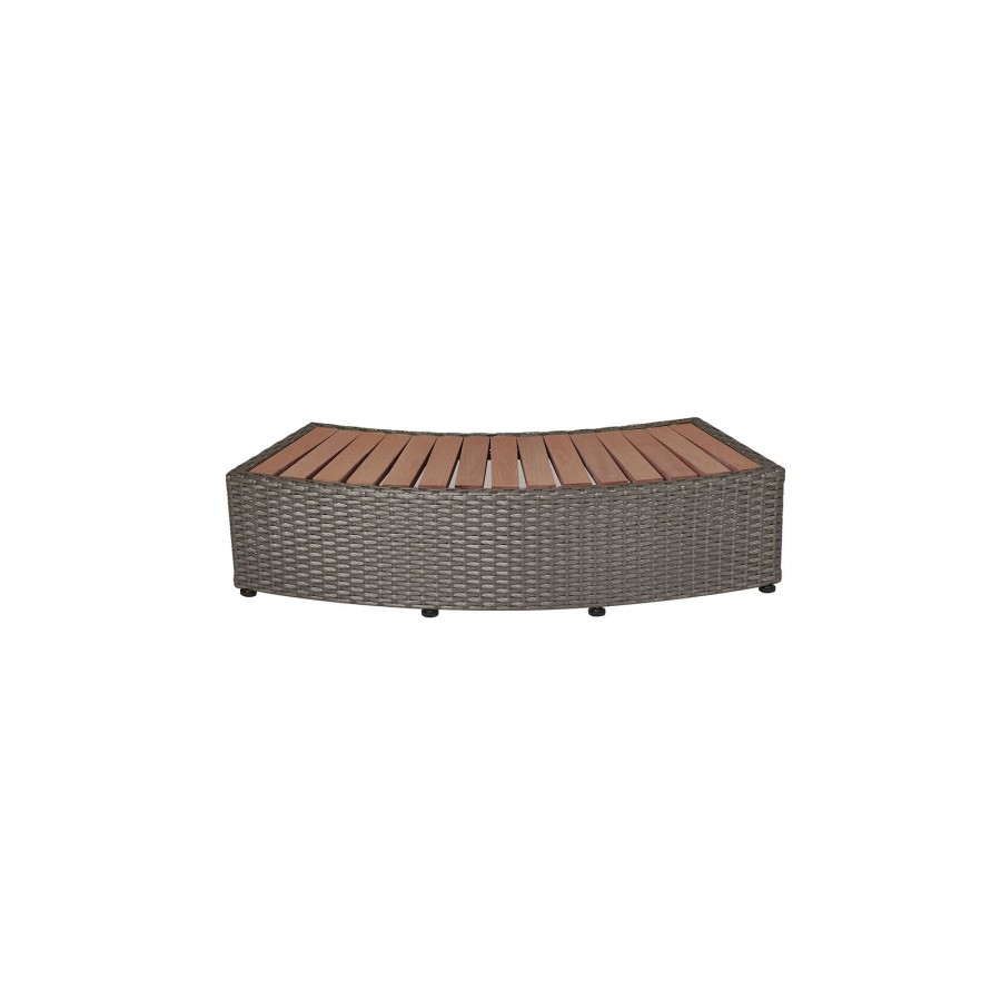 MSpa Wicker Step - for round Spa