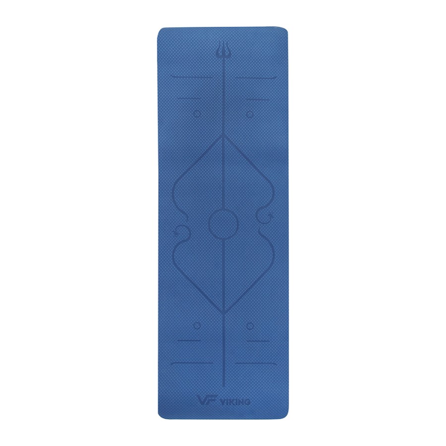 Viking Yoga / Pilates TPE Mat with  Body Line Printing