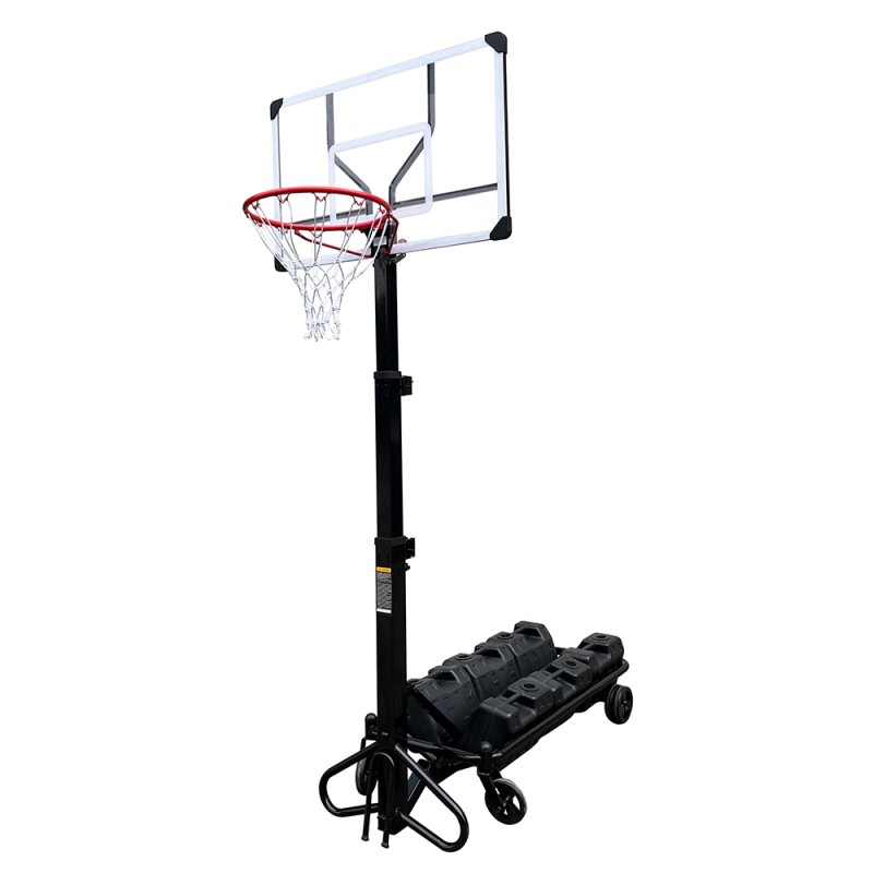 VIKING Foldable Pro Hoop Αναδιπλούμενη μπασκέτα  με βάση και ρυθμιζόμενο ύψος 130-305 εκ.
