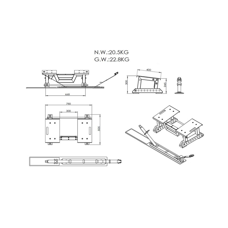 VIKING  Viking Universal Belt Squat
